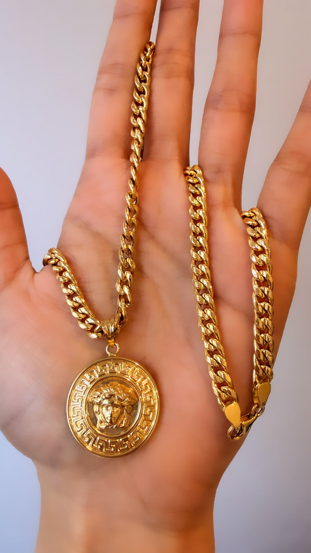Medusa Medallion Necklace