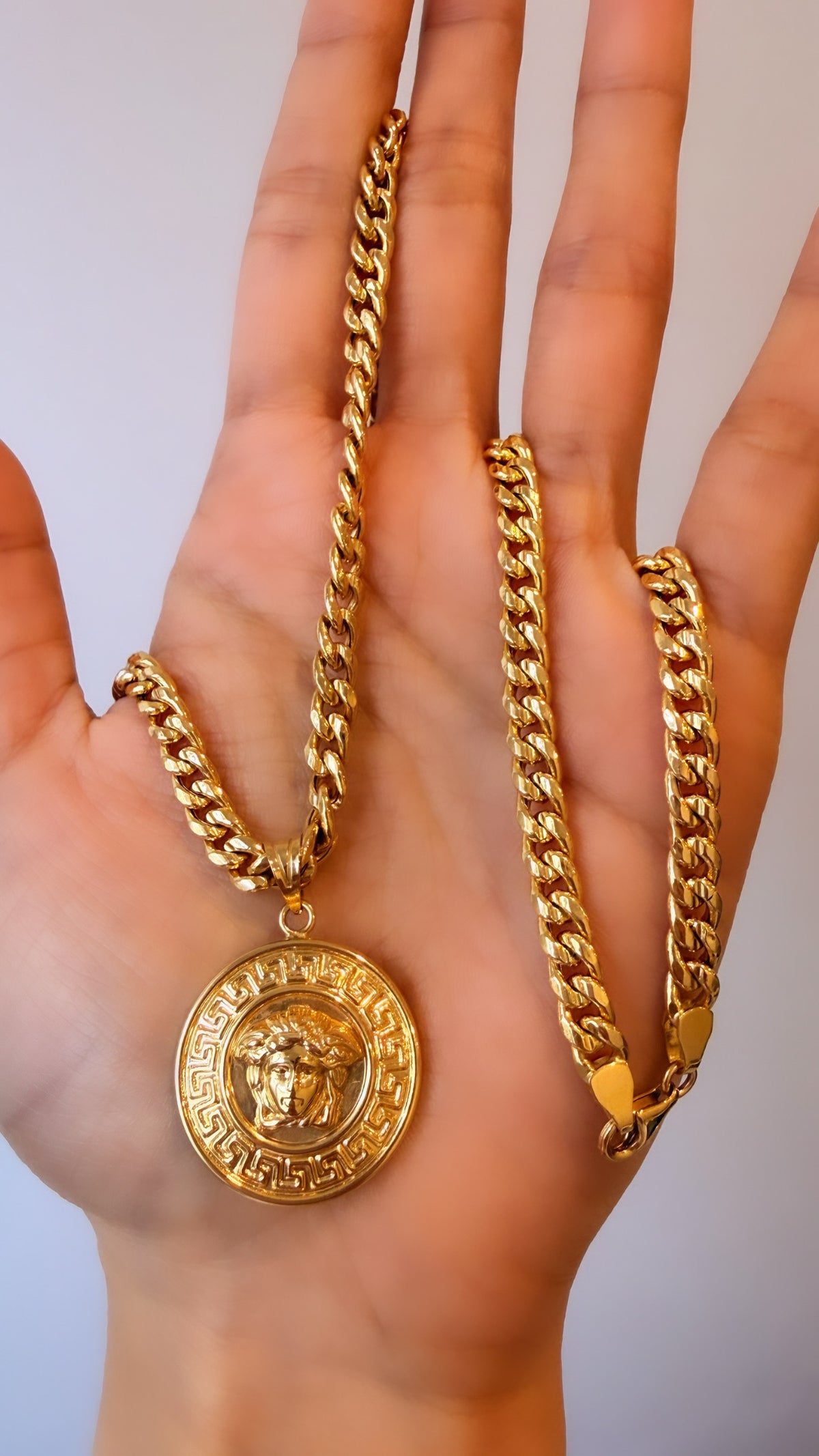 Medusa Medallion Necklace