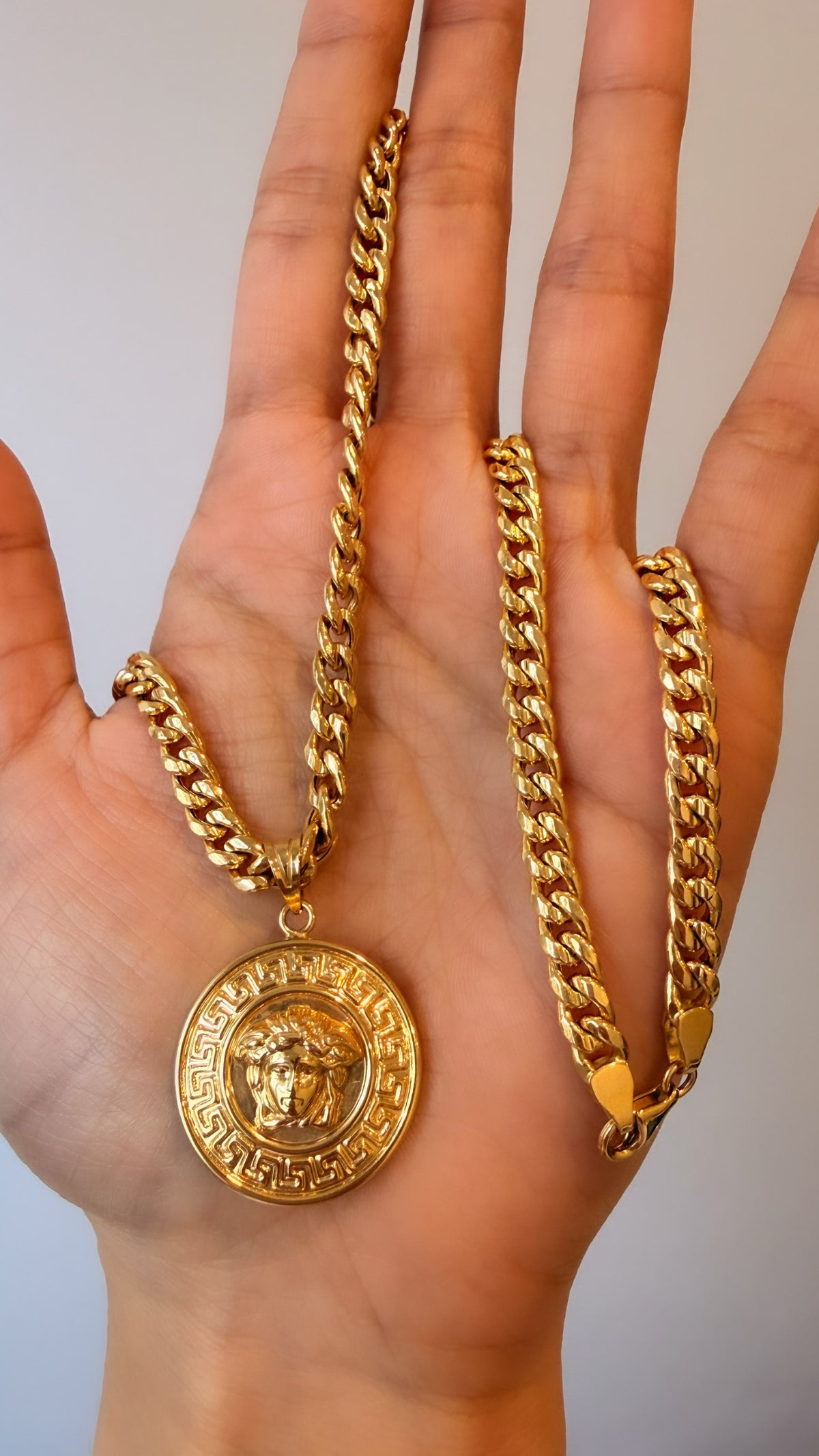 Medusa Medallion Necklace