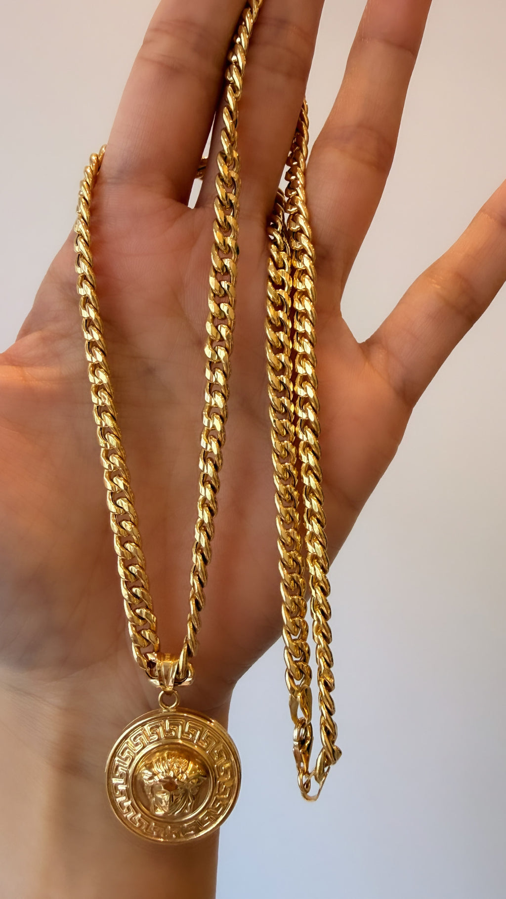 Medusa Medallion Necklace