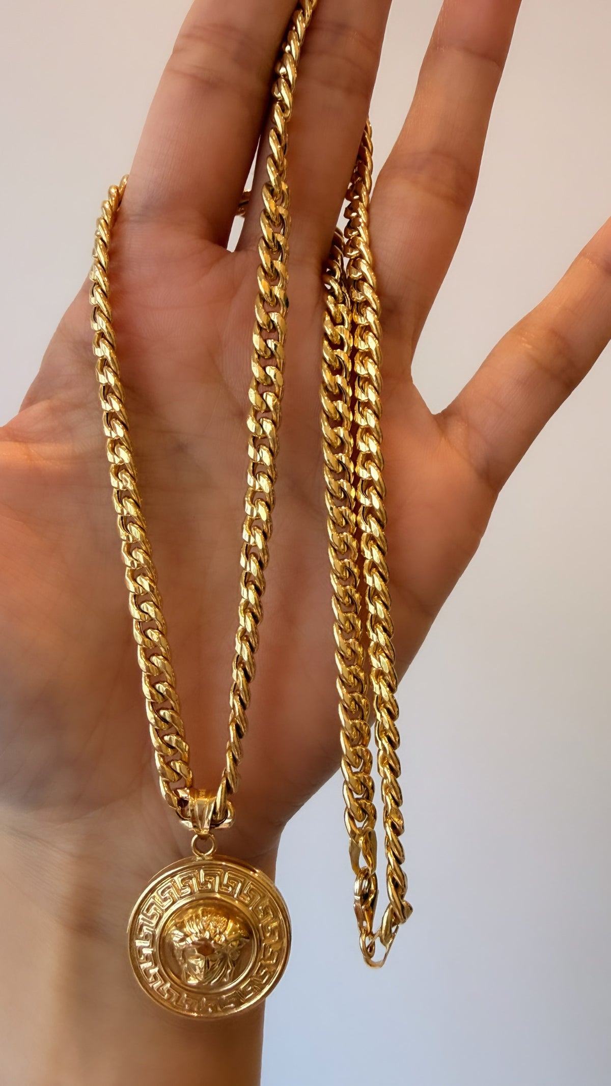 Medusa Medallion Necklace