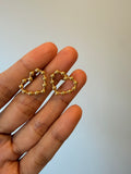 Beaded Heart Earrings