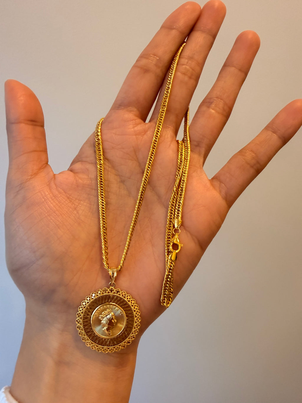 Portrait Medallion Necklace