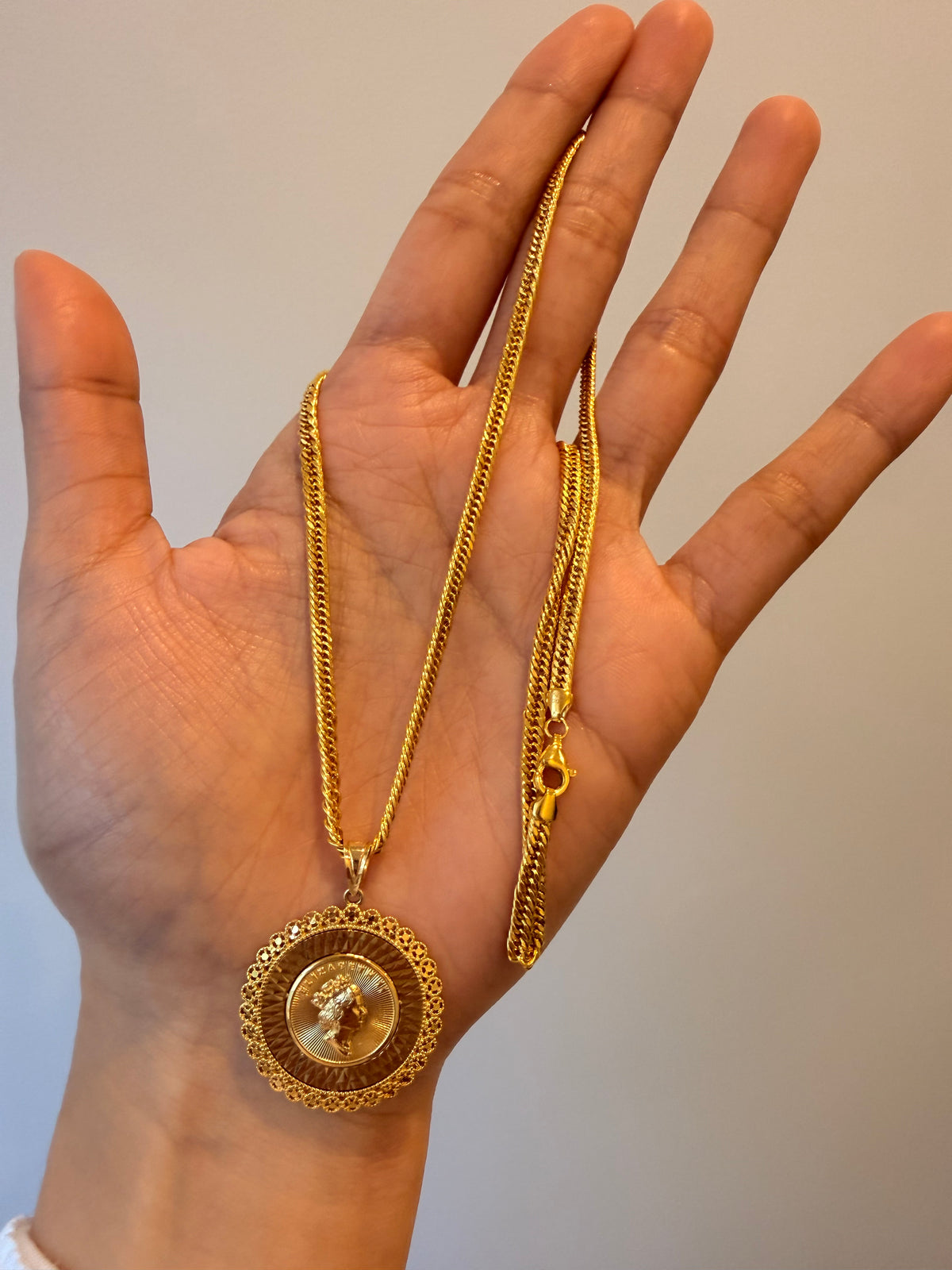 Portrait Medallion Necklace