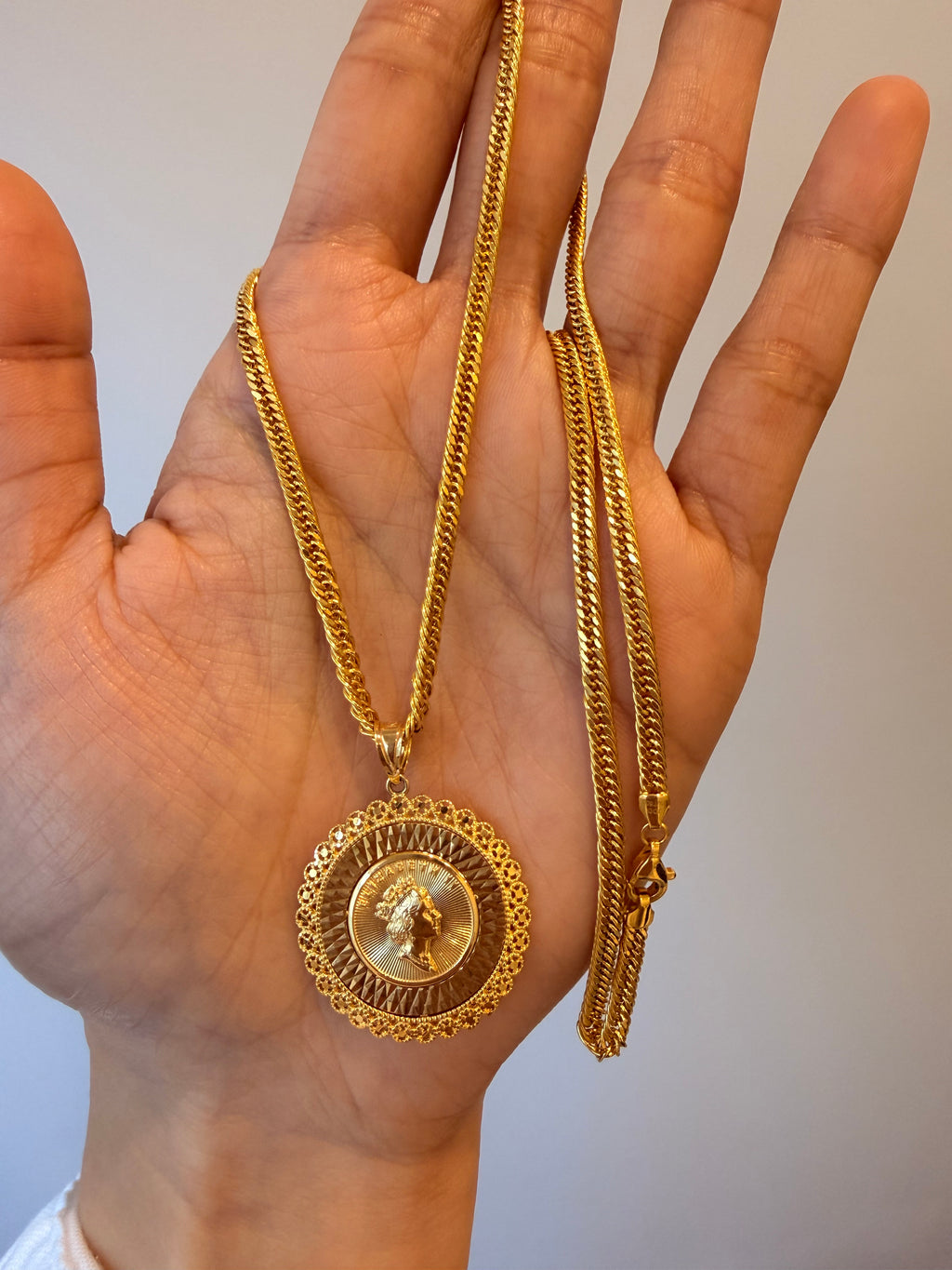 Portrait Medallion Necklace