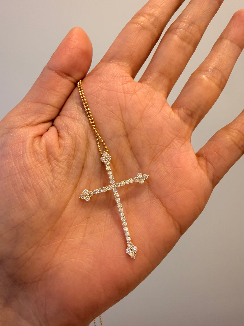 Japan Diamond Cross Necklace
