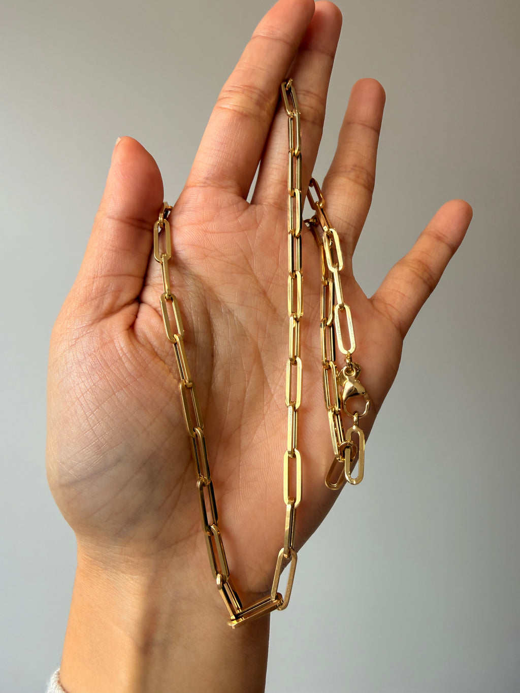 Chunky Paperclip Chain
