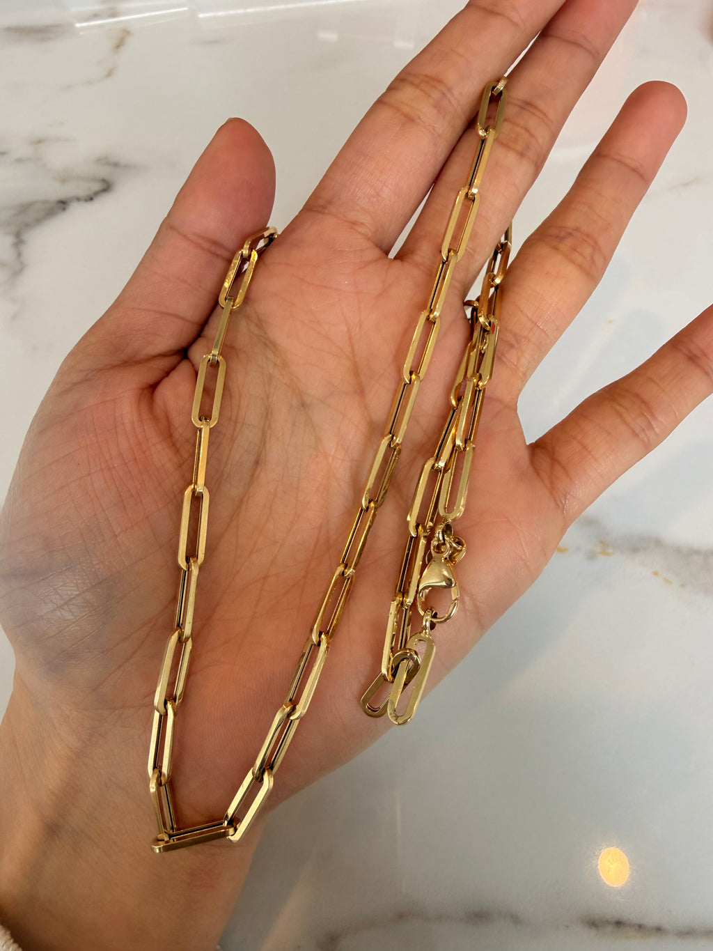 Chunky Paperclip Chain