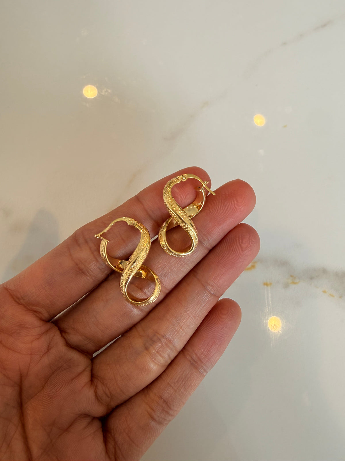 Twisted Hoop Statement Earrings