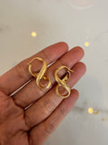 Twisted Hoop Statement Earrings