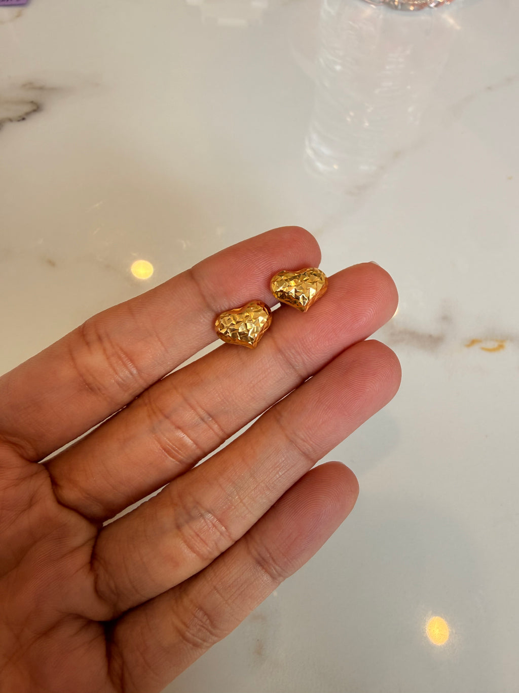 Heart Stud Earrings