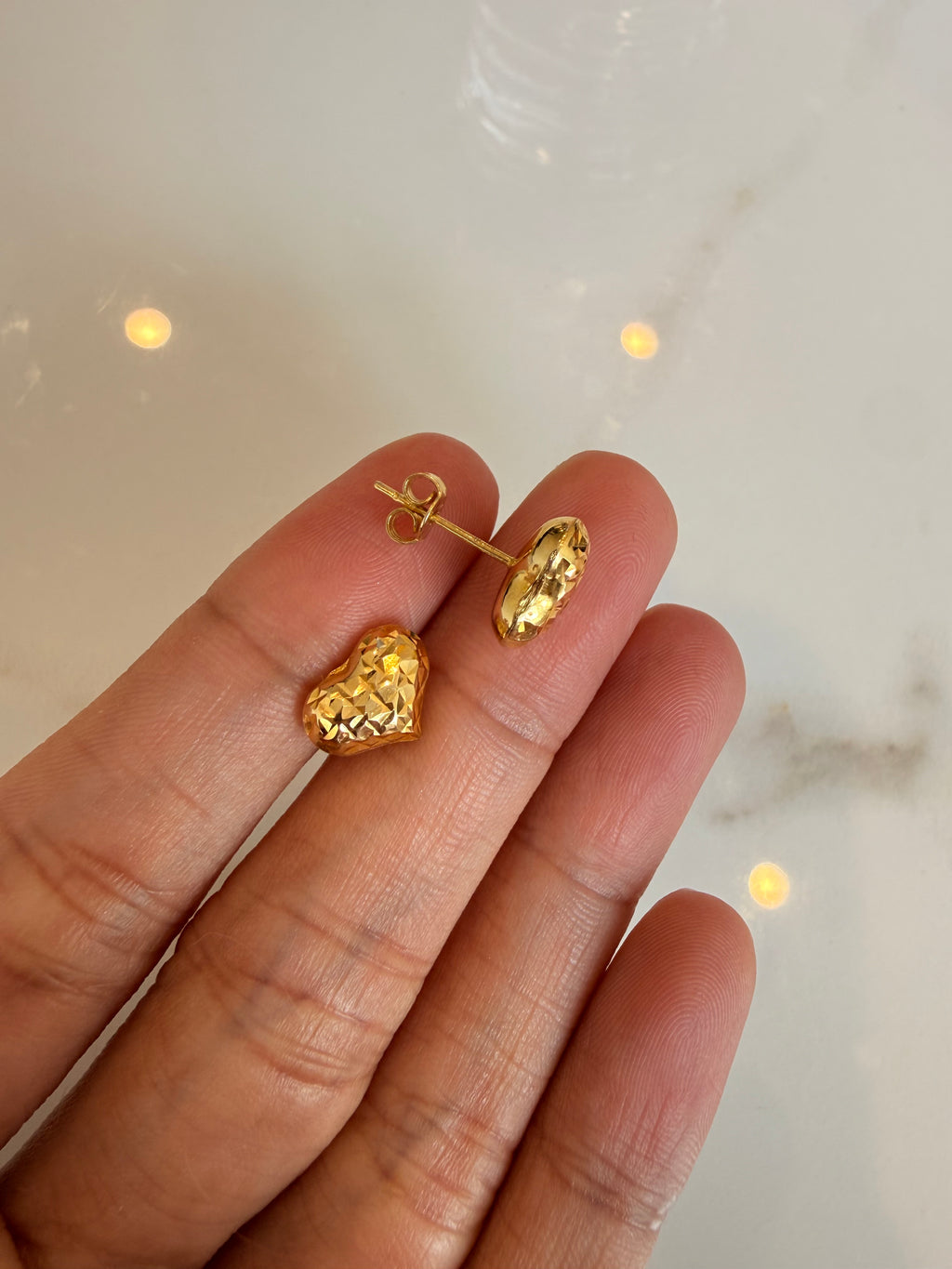 Heart Stud Earrings