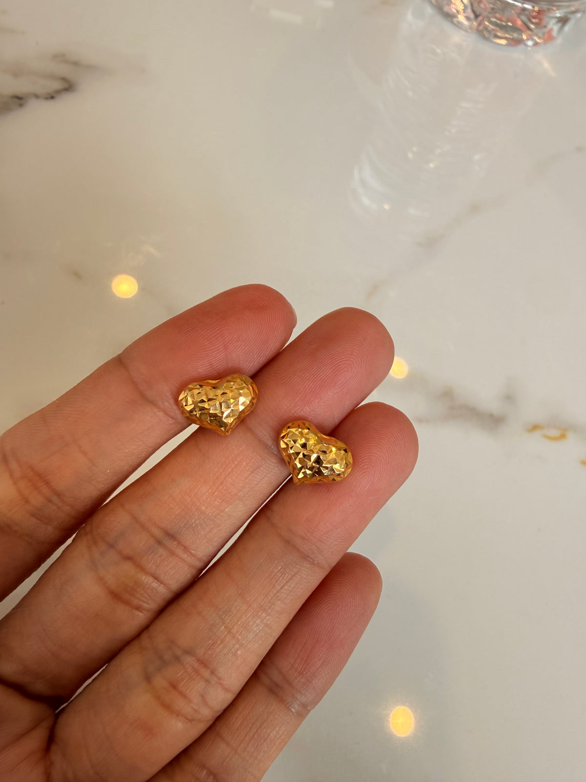 Heart Stud Earrings